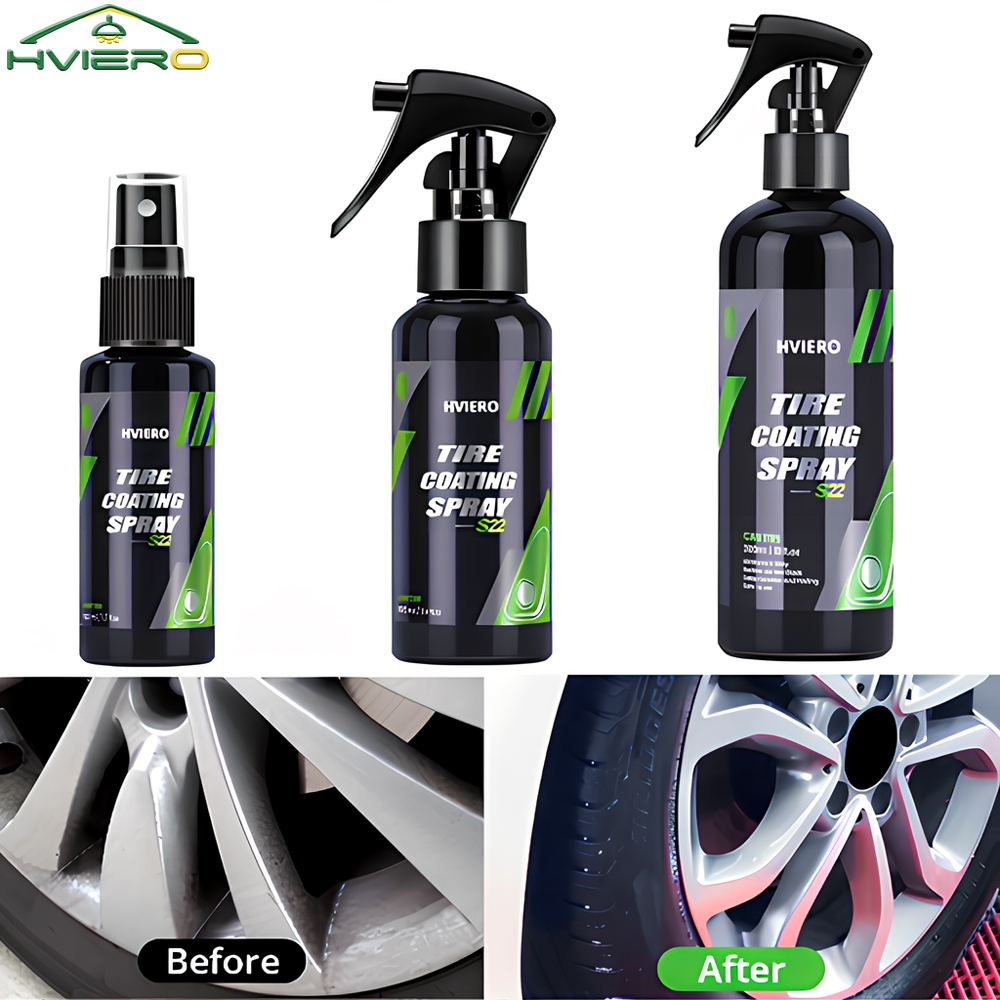 Tire Shine Spray Sealant - ملمع الإطارات HVIERO S22 طلاء الإطارات