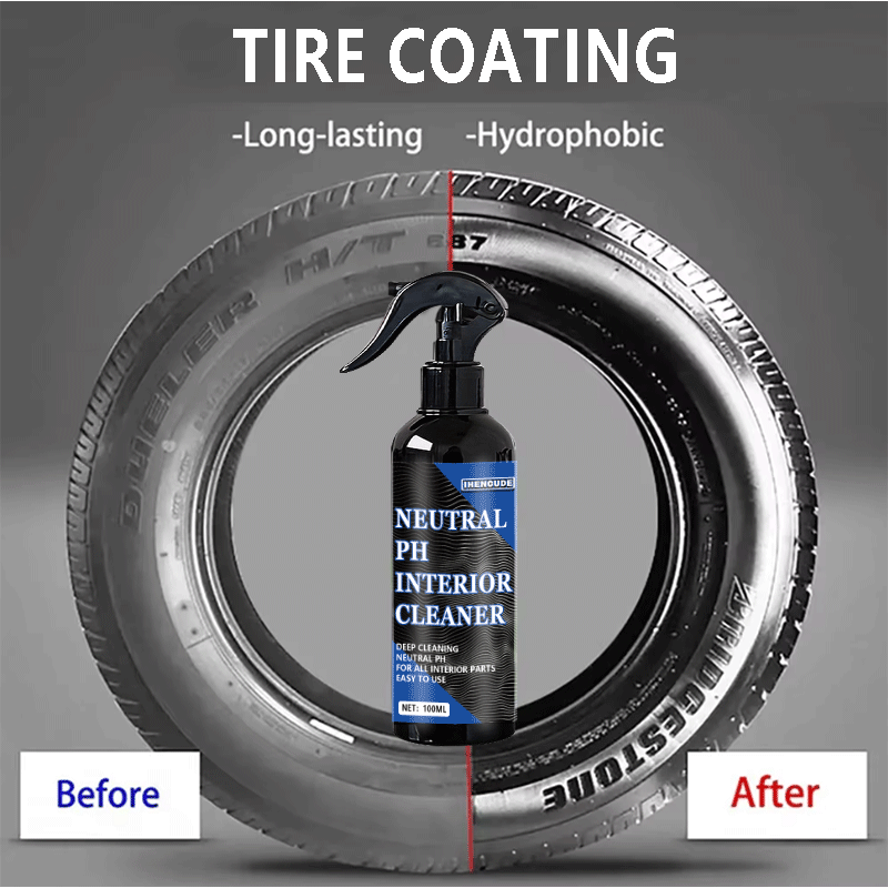 Car Wax Ceramic Coating - بخاخ سائل طلاء سيراميك لتفتيح إطارات