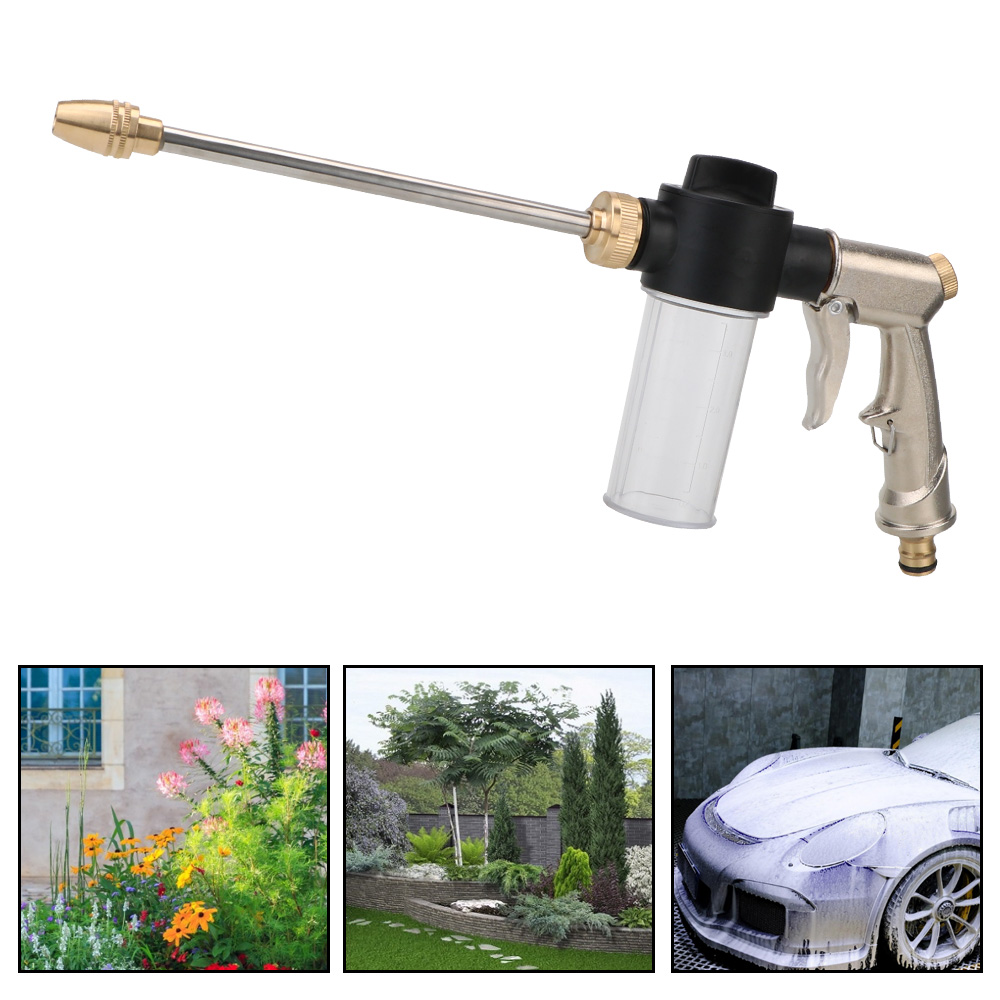 طويل رغوة غسالة سيارة ارتفاع ض - مراجعة Pressure Washer Foam Gun وسعره